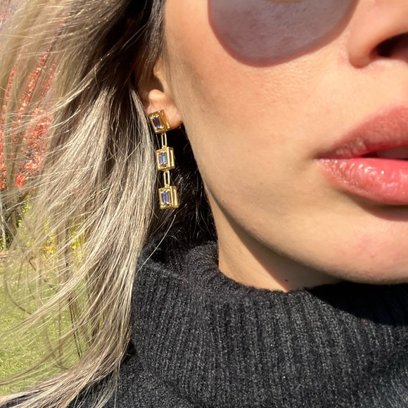 Tiffany limited Jewel Box drop earrings - Picture 3 of 4